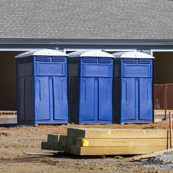 are there any restrictions on what items can be disposed of in the porta potties in Refugio